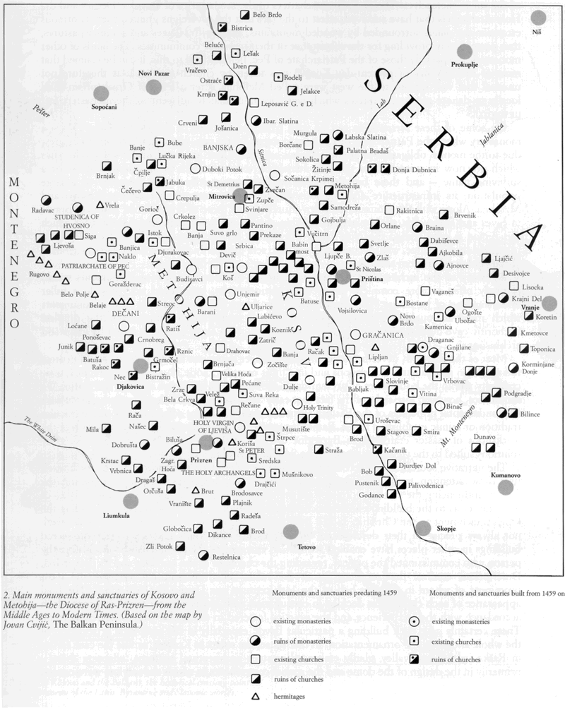 Serbia map
