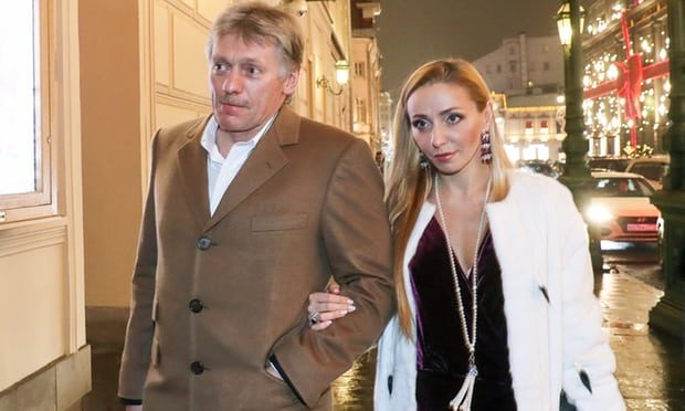 Dmitry Peskov and wife Tatiana Navka