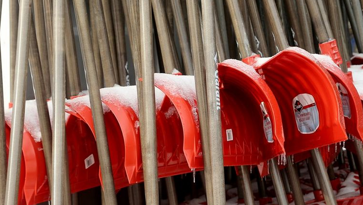 snow shovels