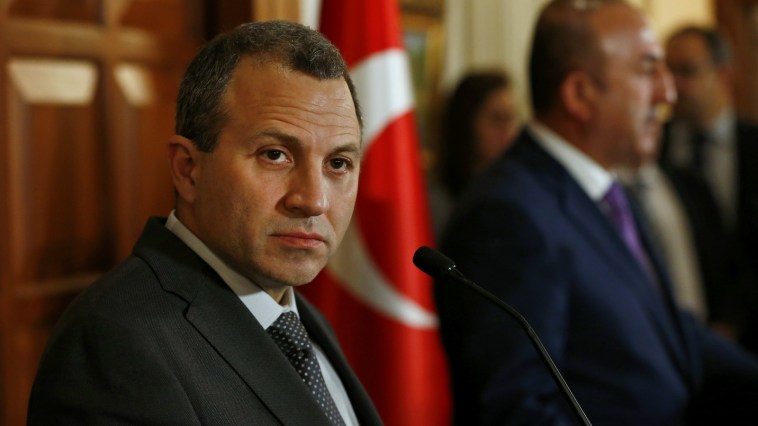 Click to enlarge Lebanon's Foreign Minister Gebran Bassil