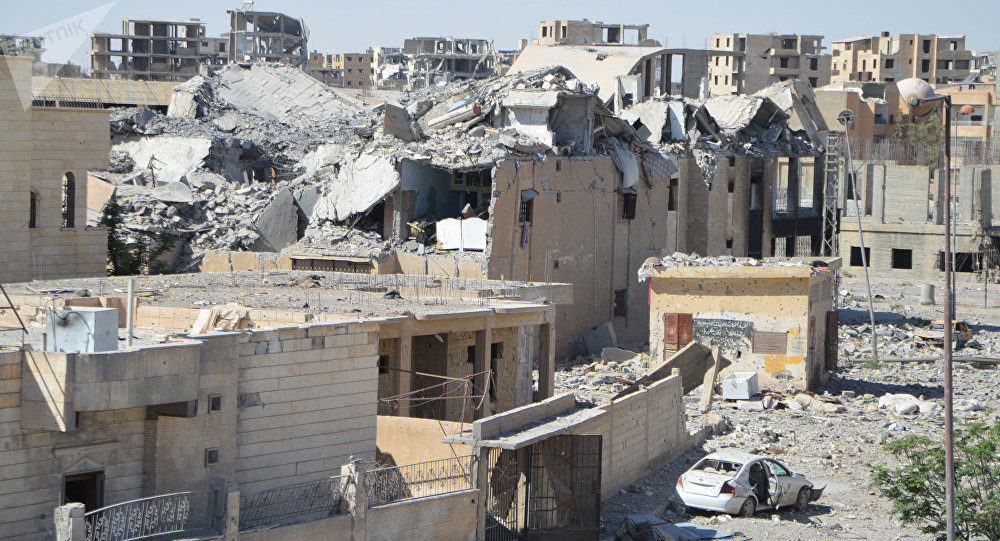 Click to enlarge Russian MoD: US-Led Coalition Destroyed Syrian Cities With Carpet Bombings