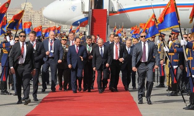 putin sisi egypt