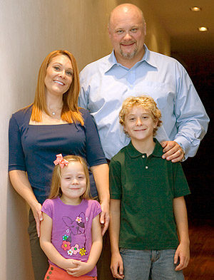 Click to enlarge Steve Mostyn family