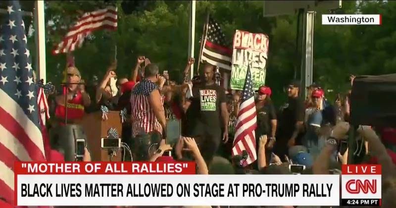 TYrump black lives matter
