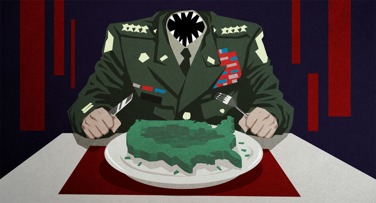 Click to enlarge military industrial complex america war