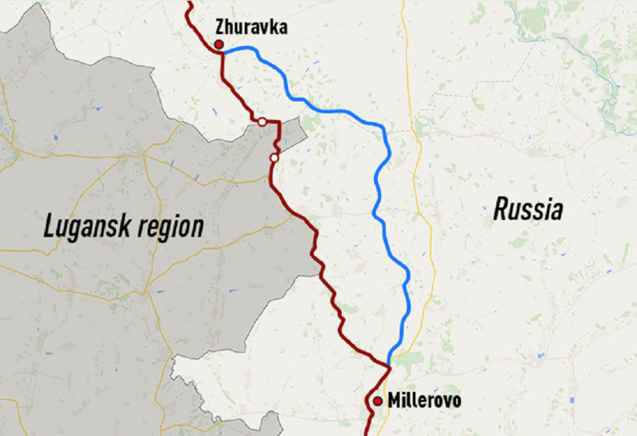 Russian rail line bypass Ukraine