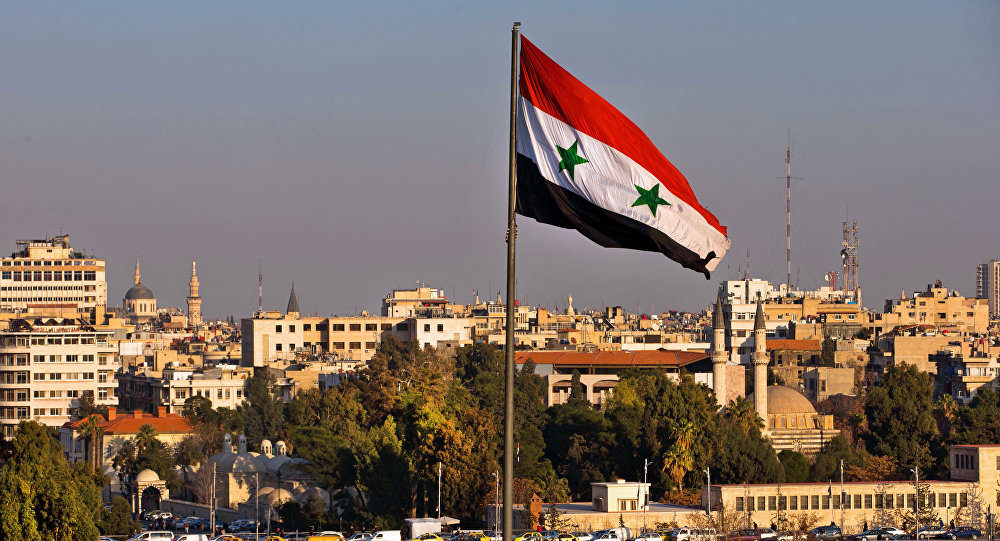 Syria Syrian flag Damascus