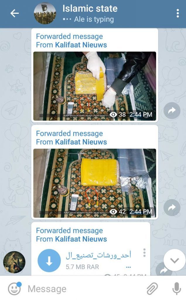 Click to enlarge ISIS telegram 2