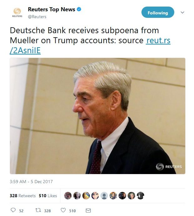 Click to enlarge Deutche bank records trump