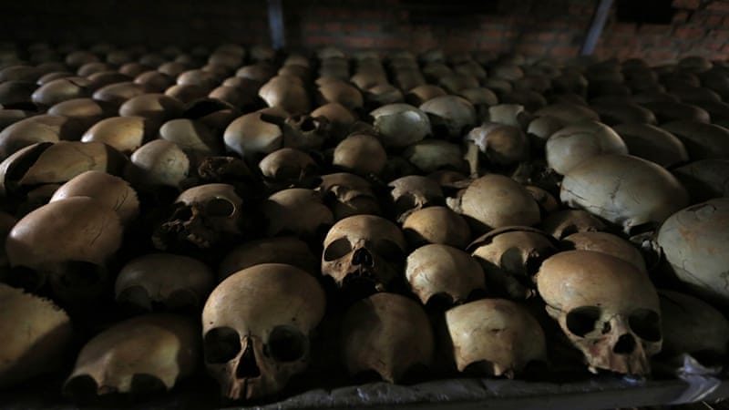 Click to enlarge Rwanda genocide skulls Hutus Tutsis