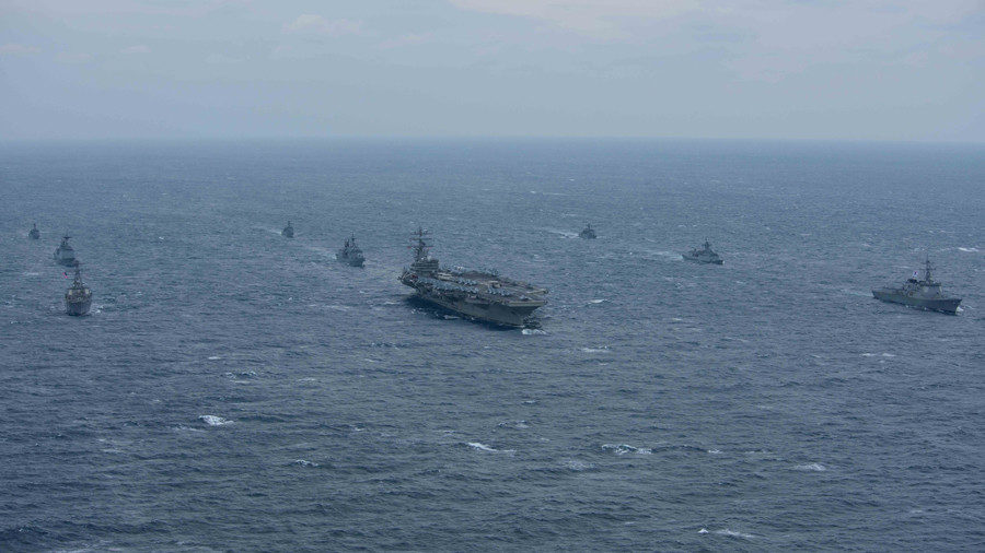 Click to enlarge uss ronald reagan