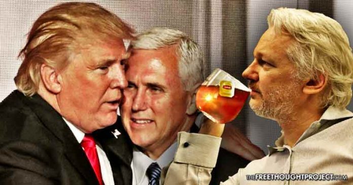 Click to enlarge Trump Pence Assange