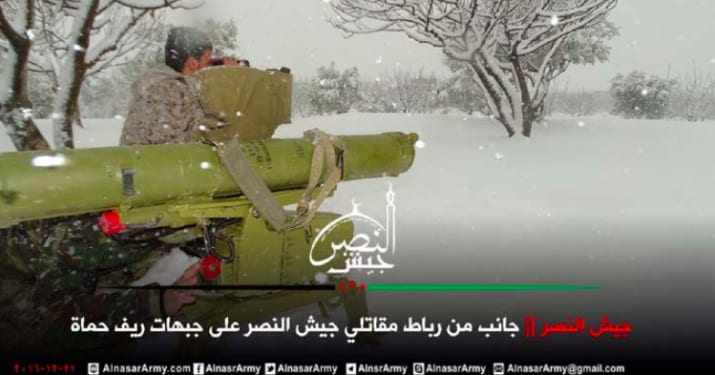 9M111B missile ISIS Jaysh al-Nasr