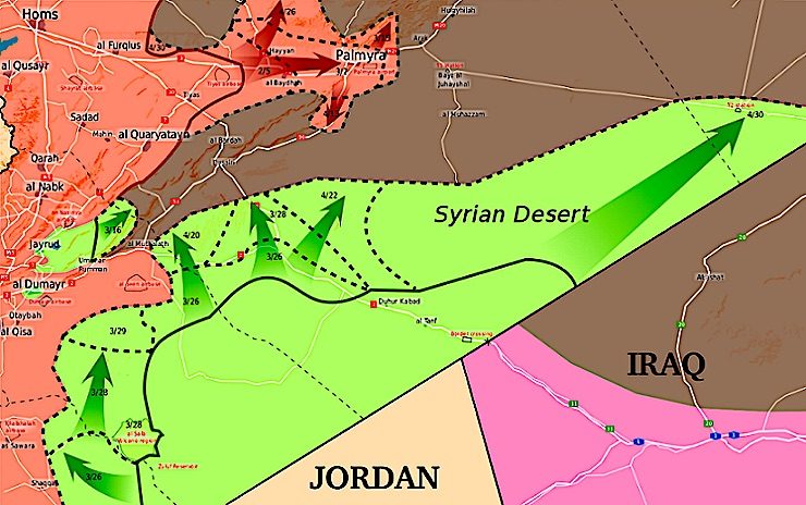 map syria
