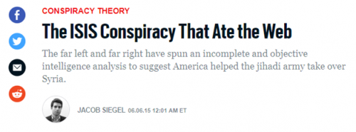 Click to enlarge Daily Beast ISIS conspiracy
