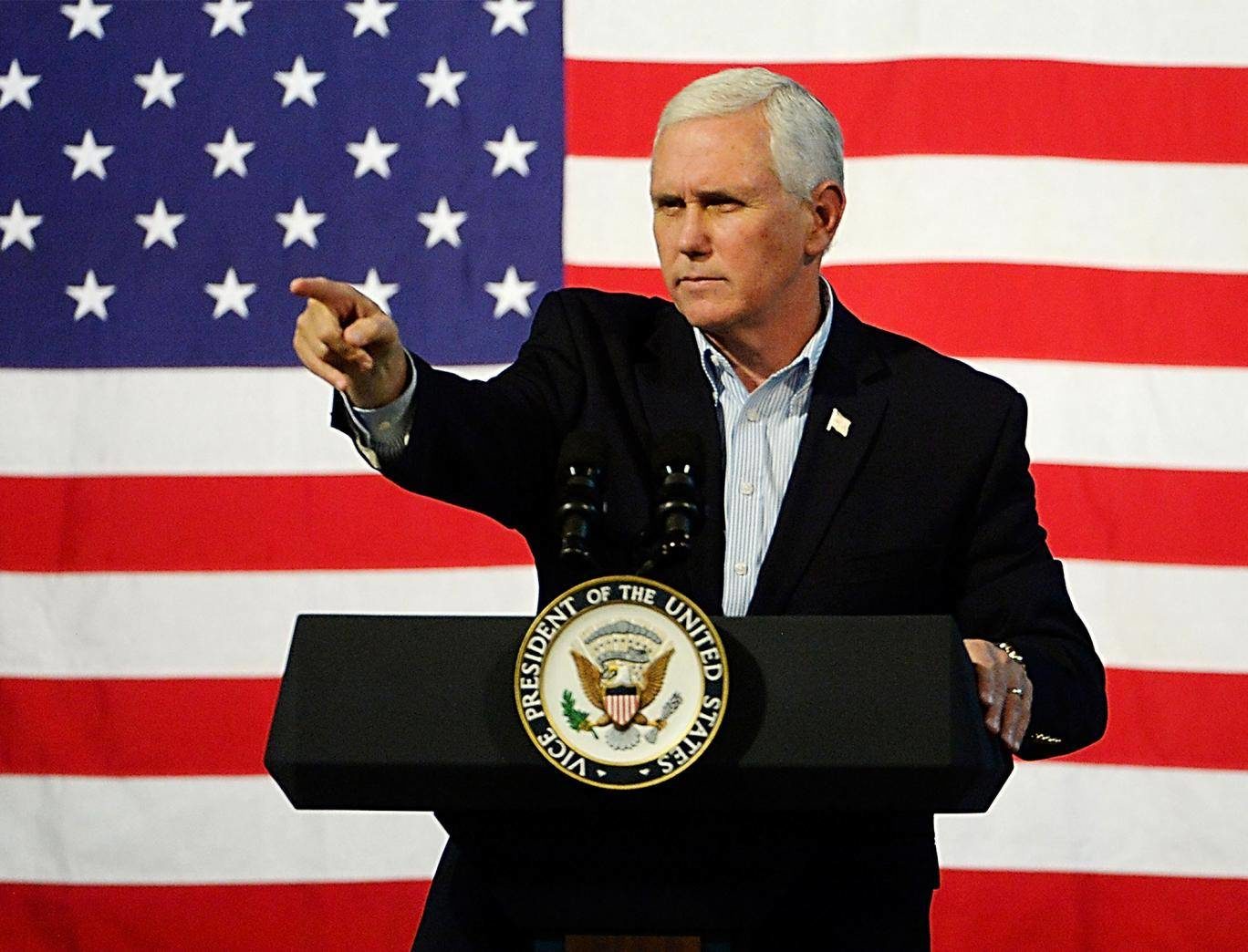 Click to enlarge Mike Pence