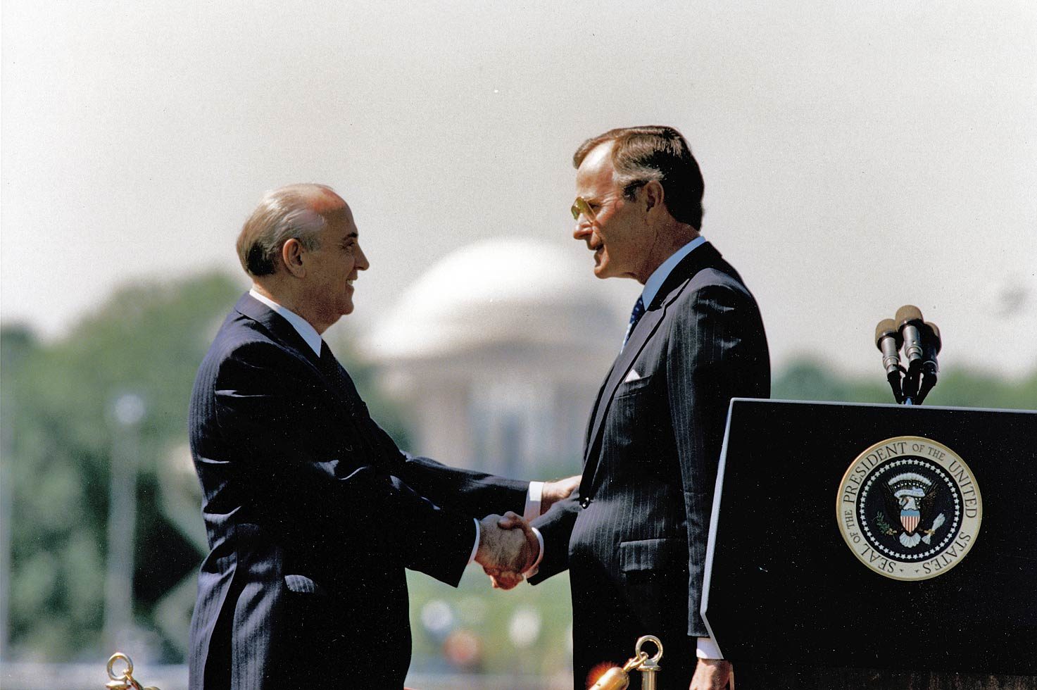 Click to enlarge Gorbachev George Bush