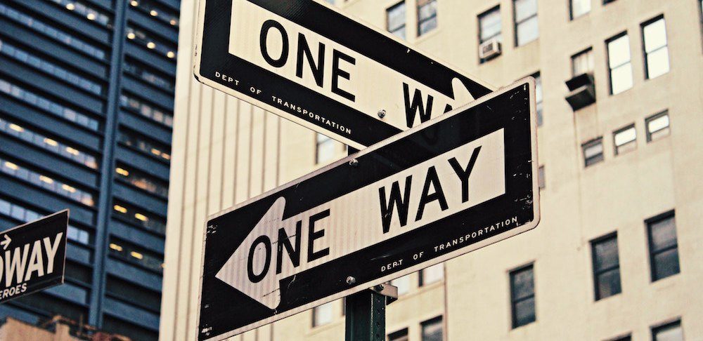 one way signs