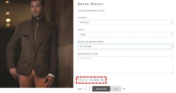 stylish blazer from Caballero