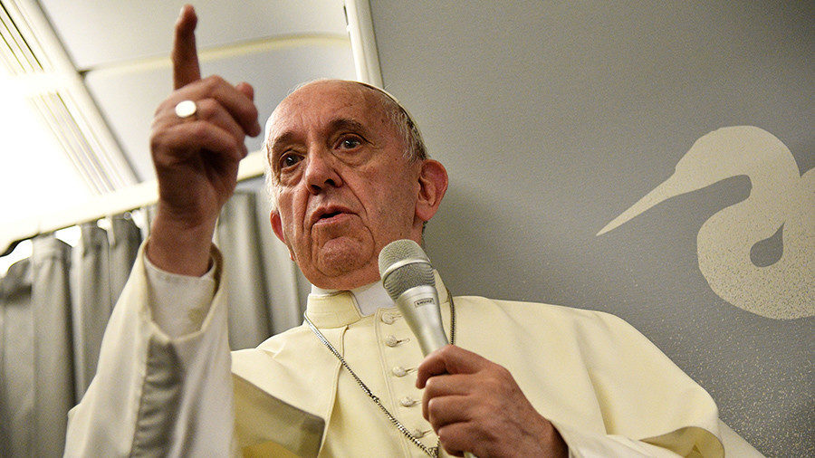 Click to enlarge Pope Francis