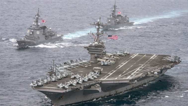 US aircraft carriers