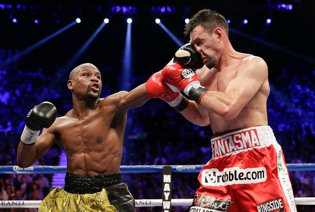 boxer punching