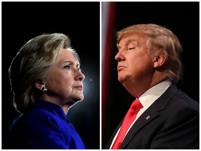 Click to enlarge Hillary Clinton Donald Trump