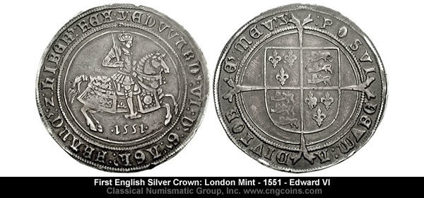 First English Silver Crown