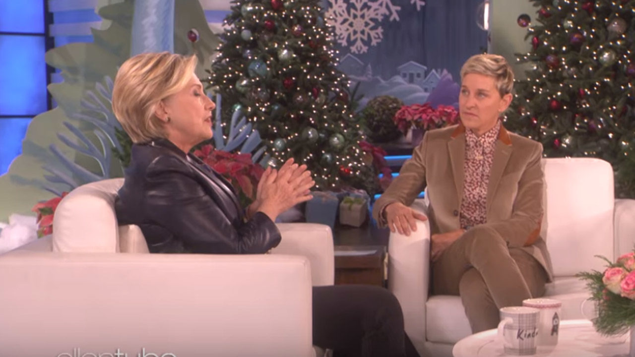 Click to enlarge Hillary Clinton Ellen DeGeneres
