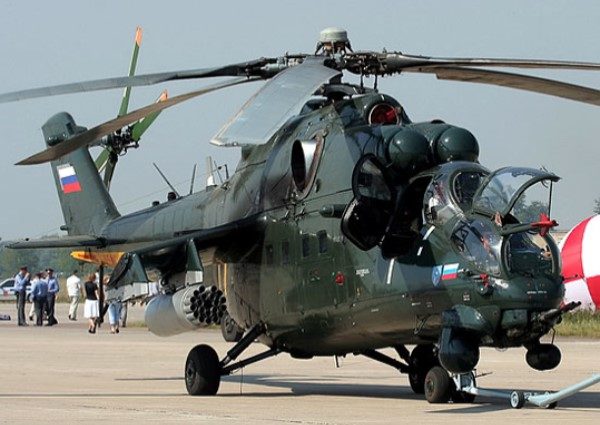 Russian attack helicopter Mi-35