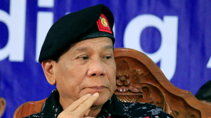 Click to enlarge Philippine President Rodrigo Duterte.