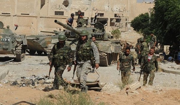 Syrian army soldiers