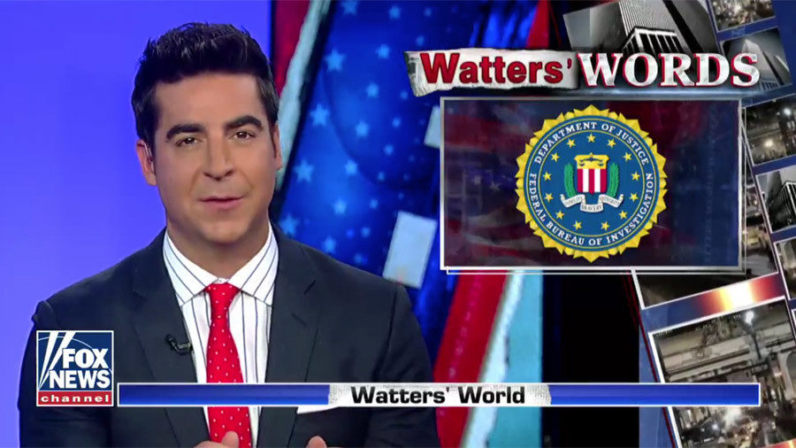 trump coup fox news Watters