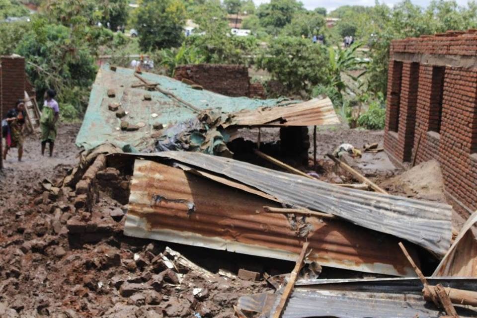 Floods in Lilongwe District in the Central Region of Malawi, December, 2017.