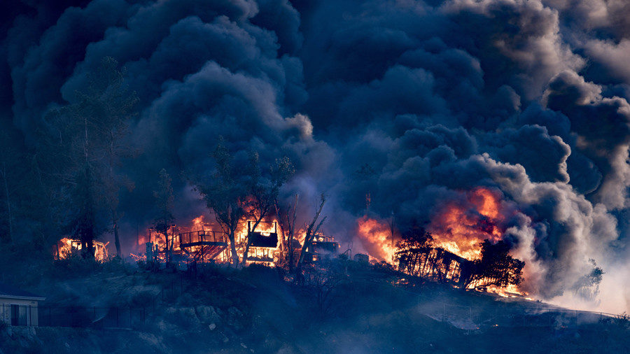 Click to enlarge los angeles fire