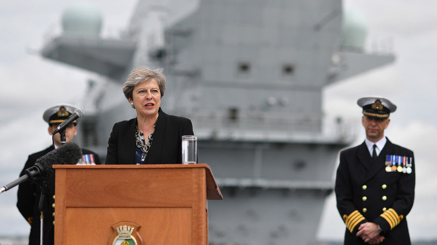 UK’s brand new £3.1bn aircraft carrier has sprung a leak HMS Queen Elizabeth
