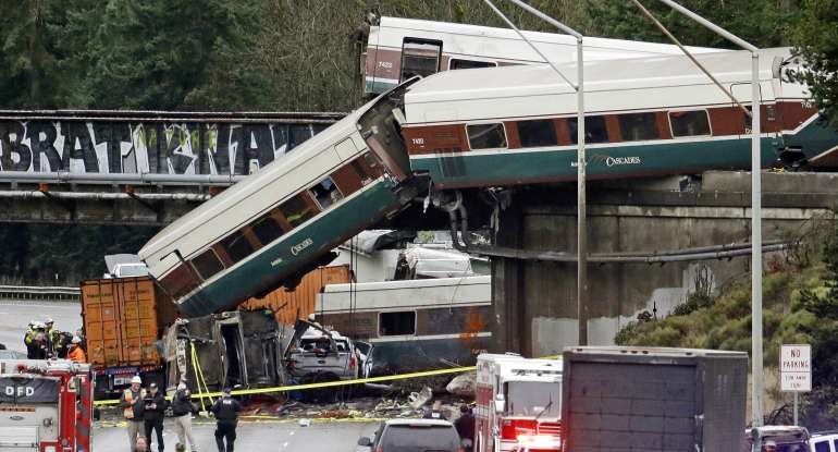 amtrack train crash