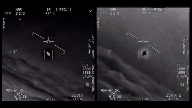 Click to enlarge DOD UFO still