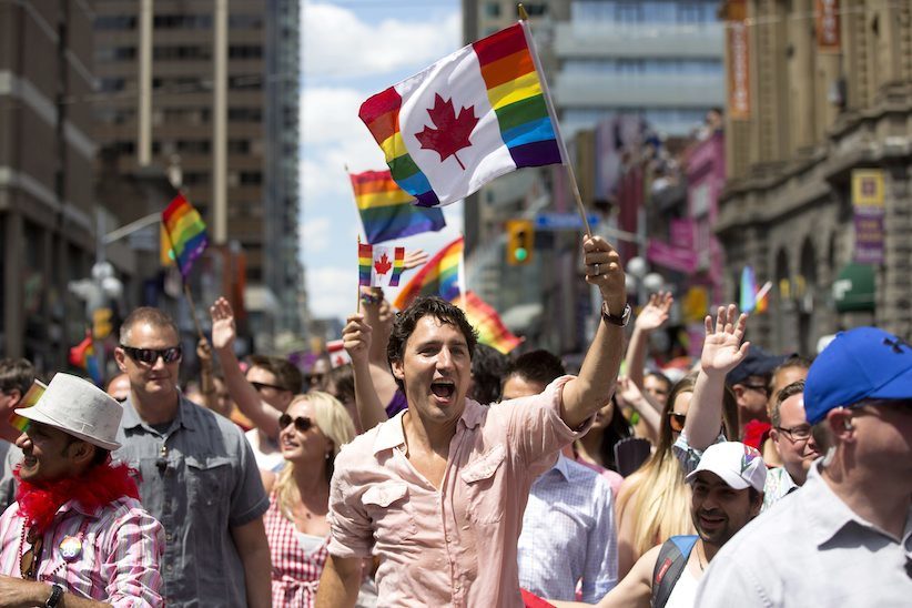 toronto gay pride trudeau