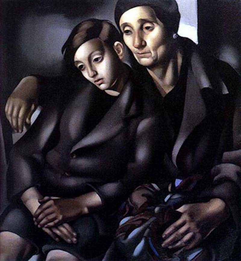 Click to enlarge The refugees painting