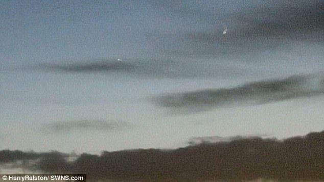 An engineer has captured a video of seemingly strange lights above Sheffield