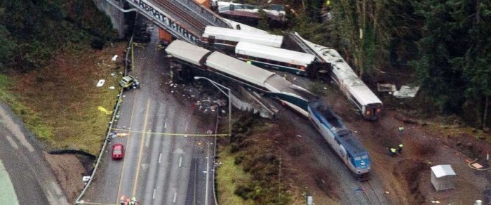 Amtrak derailment washington state
