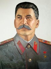 Click to enlarge stalin portrait