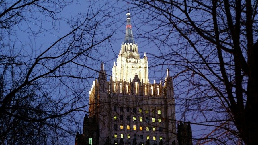 Click to enlarge Russian Foreign Ministry building
