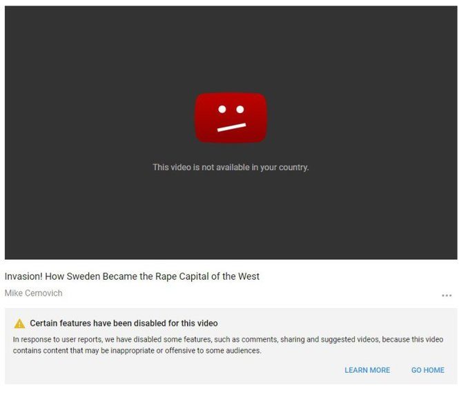 Click to enlarge Cernovich Youtube Sweden Rape Capital