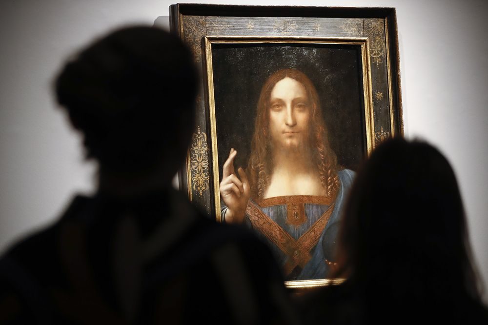 Click to enlarge Leonardo Da Vinci Salvator Mundi