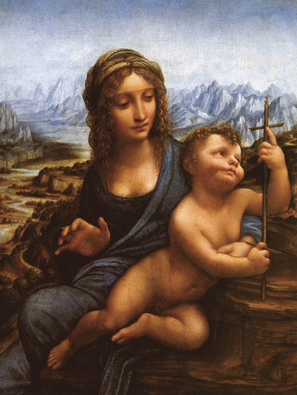 Click to enlarge Da Vinci Lansdowne Madonna