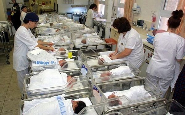 Babies in hospital