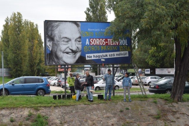 Click to enlarge soros protest Hungary