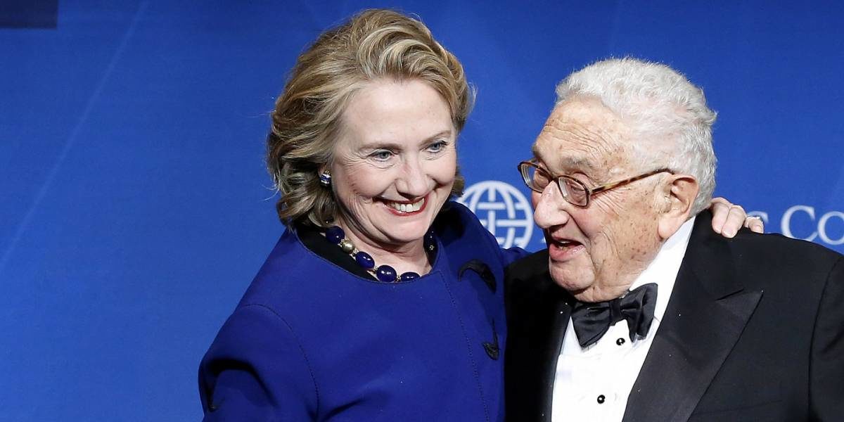 Hillary Clinton and Henry Kissinger